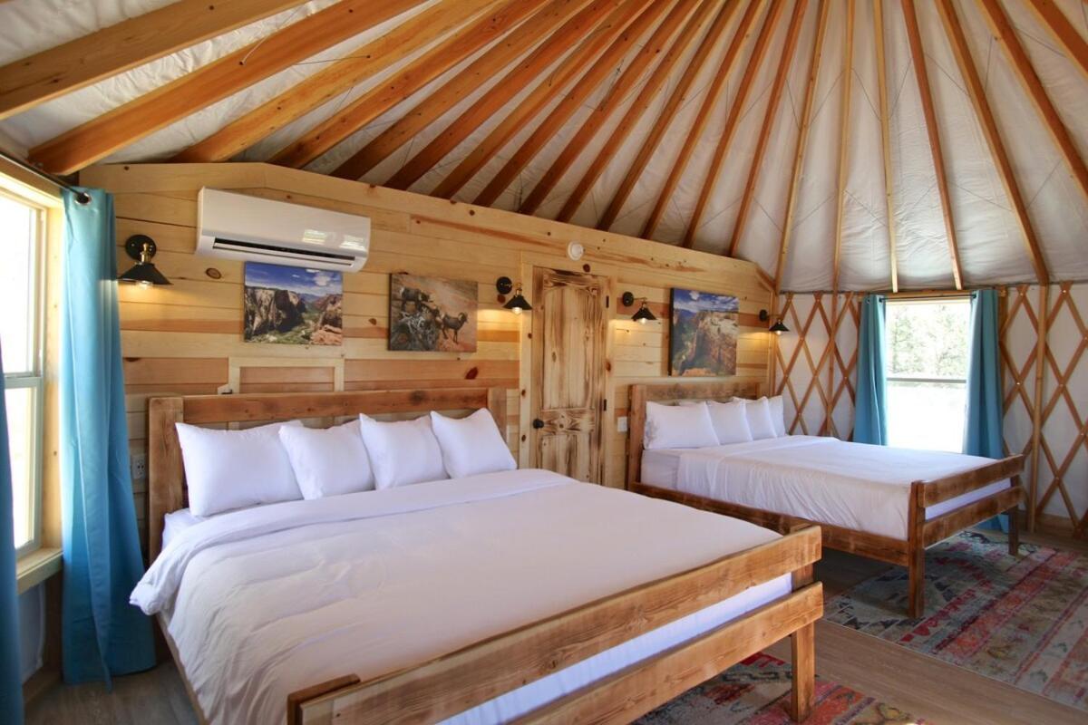 Yurt Overlook #10 With Ac And Private Bath 2 Kings Villa Orderville Exterior photo